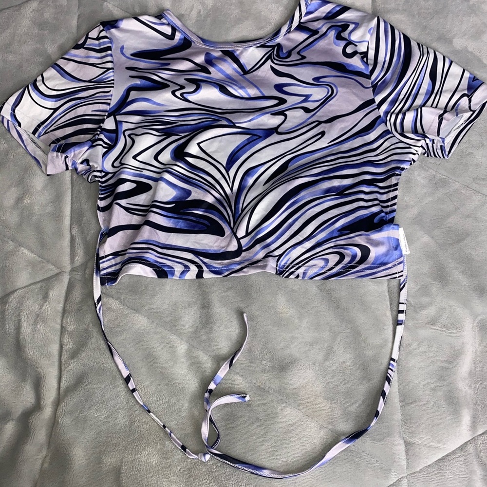 Multi colored crop top